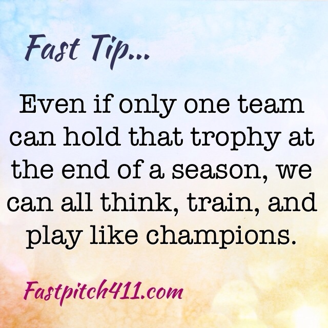 FastTip: We can all think, train, and play like champions.