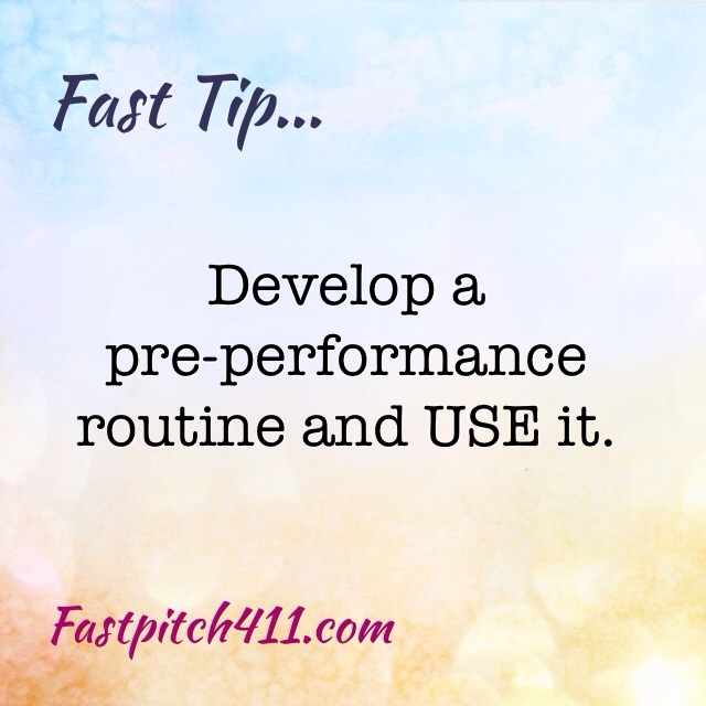 Fast Tips: Develop a pre-performance routine